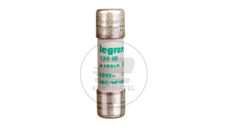Wkładka bezpiecznikowa cylindryczna 10x38mm 8A aM 500V HPC 013008
