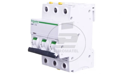 Wyłącznik nadprądowy 3P D 4A 6kA AC iC60N-D4-3 A9F05304