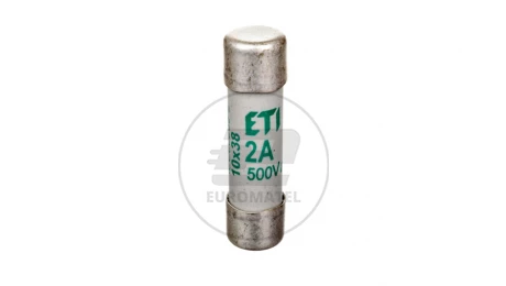 Wkładka bezpiecznikowa cylindryczna 10x38mm 2A aM 500V CH10 002621001