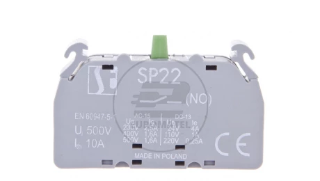 Styk pomocniczy 1Z montaż czołowy SP2210-2