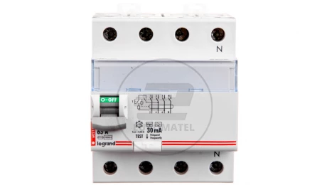 Wyłącznik różnicowoprądowy 4P 63A 0,03A typ HPI P304 DX3 411696