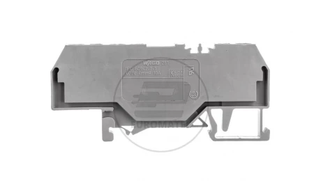 Złączka bezpiecznikowa 4mm2 szary 10A DIN 35mm 281-610