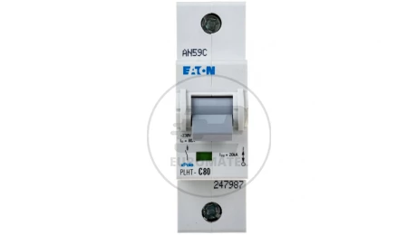 Wyłącznik nadprądowy 1P C 80A 20kA AC PLHT-C80 247987