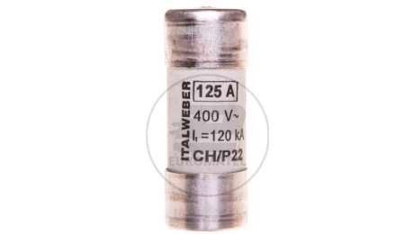 Wkładka bezpiecznikowa cylindryczna 22x58mm 125A gG 400V CH22P /z wybijakiem/ 006711028