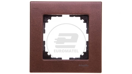 Merten M-Elegance Ramka pojedyncza drewno orzech włoski MTN4051-3473