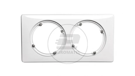 CELIANE Ramka biały podwójna IP44 069072