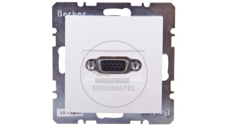 Gniazdo VGA snieznobialy 3315411909