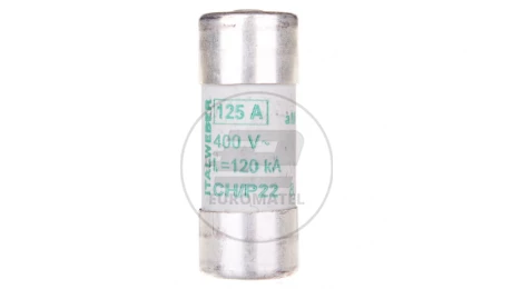 Wkładka bezpiecznikowa cylindryczna 22x58mm 125A aM 400V CH22P /z wybijakiem/ 006711054