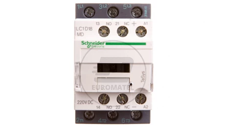 Stycznik mocy 18A 3P 220V DC 1Z 1R LC1D18MD