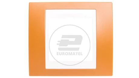 Unica Plus Ramka pojedyncza ugier pomarańczowy pozioma MGU6.002.869