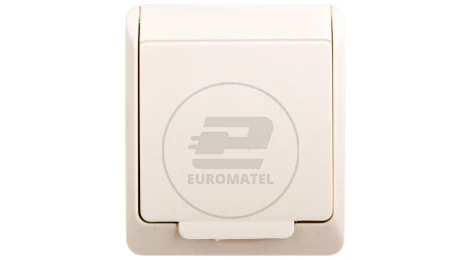 Hermes Gniazdo pojedyncze kremowe z PE 16A GNT 0321-04
