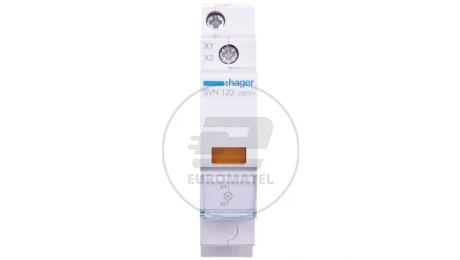 Lampka modułowa pomarańczowa 230V AC SVN123