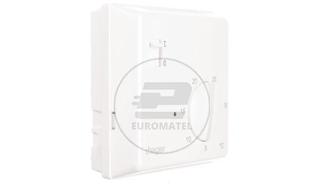 Termostat 230V 8A 5-30C IP30 biały EK003