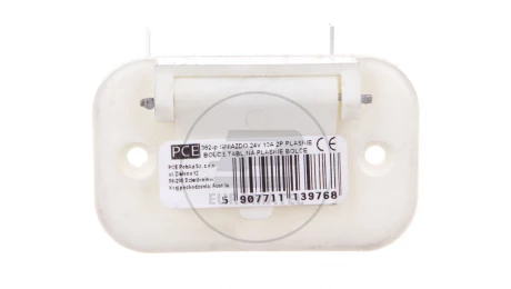 Gniazdo tablicowe 10A 2P 20-25V fioletowe IP44 362-P