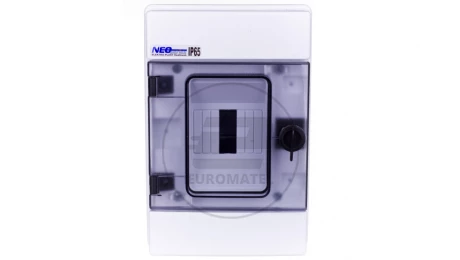 Rozdzielnica hermetyczna modułowa (500V AC ,1000V DC) 1x4 natynkowa IP65 RH-4 36.04