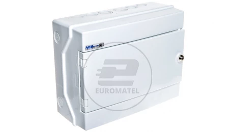 Rozdzielnica hermetyczna modułowa (500V AC ,1000V DC) 1x12 natynkowa IP65 RH-12/ZB (z zamkiem) 36.14