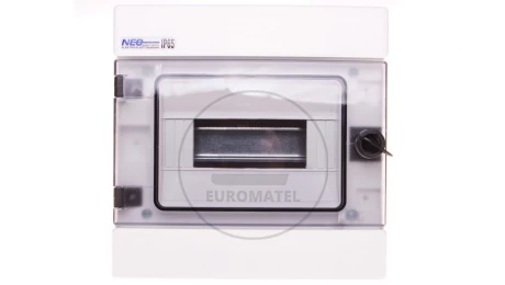 Rozdzielnica hermetyczna modułowa (500V AC ,1000V DC) 1x8 natynkowa IP65 RH-8 36.8