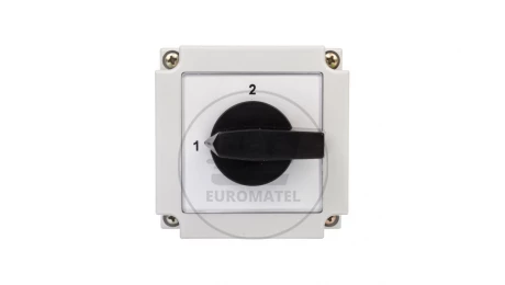 Łącznik krzywkowy 1-2 1P 10A w obudowie 4G10-54-PK 63-840347-011