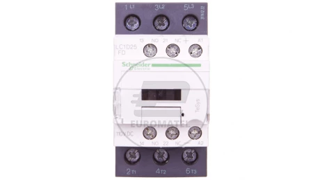 Stycznik mocy 25A 3P 110V DC 1Z 1R LC1D25FD