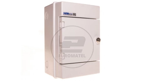 Rozdzielnica hermetyczna modułowa (500V AC ,1000V DC) 1x4 natynkowa IP65 RH-4Z/B 36.06