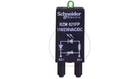 Moduł zabezpieczający warystor + LED 110-230V AC/DC RZM021FP