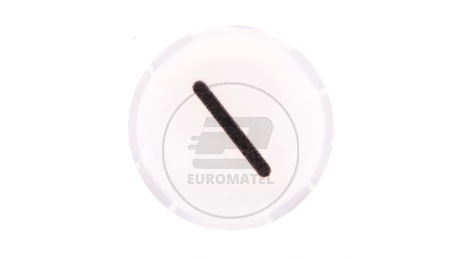 Soczewka przycisku 22mm płaska biała z symbolem START I M22-XDL-W-X1 218296