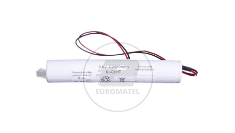 Akumulator 3.6V 2500mAh C niklowo-kadmowy Nicd NiCd3,6V 2,5Ah