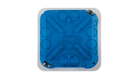 Puszka podtynkowa regips 115x115x45mm niebieska P 110 32042203