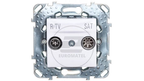 Unica Plus Gniazdo antenowe RTV-SAT biel polarna MGU50.454.18Z