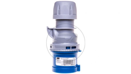 Wtyczka przenośna 16A 4P 230V niebieska IP44 TURBO SHARK 014-9TT