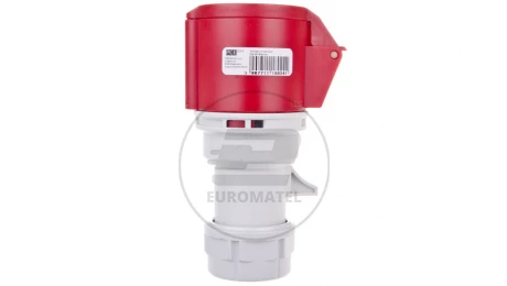 Gniazdo przenośne 32A 3P 400V czerwone IP44 SHARK 223-9