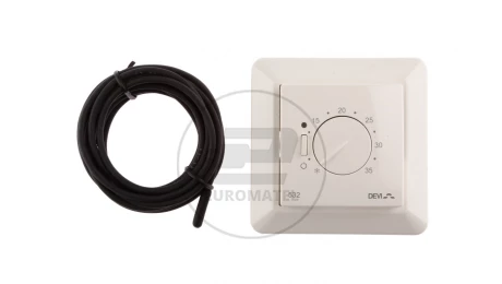 Termostat DEVIreg 532 230V 16A 5-35C IP31 biały 140F1037