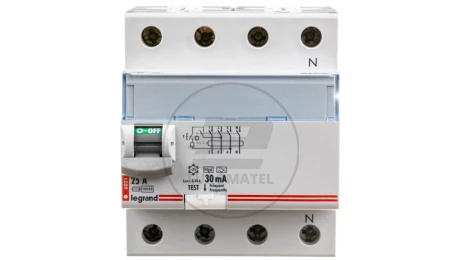 Wyłącznik różnicowoprądowy 4P 25A 0,03A typ HPI P304 DX3 411694