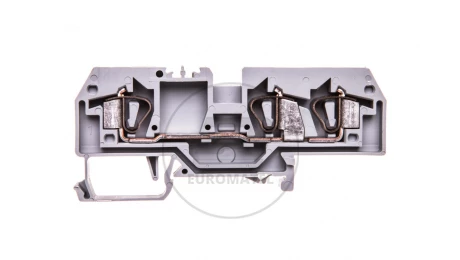 Złączka szynowa 3-przewodowa 6mm2 szara 282-681
