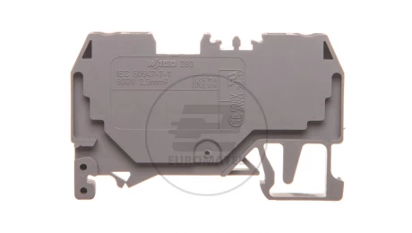 Złączka szynowa 2-przewodowa 2,5mm2 jasnoszara 280-992