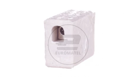 Zlaczka gwintowa porcelanowa 2,5mm2 1-torowa biała ZPA 1-2.5 44231516