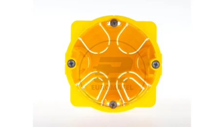 Puszka 67mm p/t regips 50mm żółty Batibox 080051