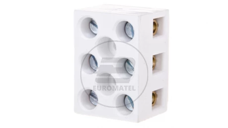 Listwa zaciskowa 3-torowa 4 mm2 biała LTE 3-4.0 25323406