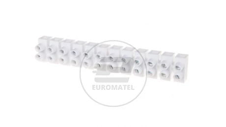 Listwa zaciskowa 12-torowa 6 mm2 biała LTA 12-6.0b 22412216