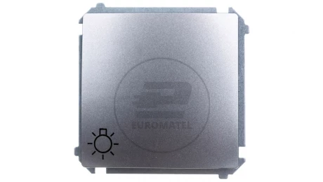 Simon Basic Przycisk /światło/ stal inox BMS1.01/21