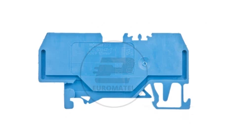 Złączka szynowa 3-przewodowa 1,5mm2 niebieska 279-684 /100szt./