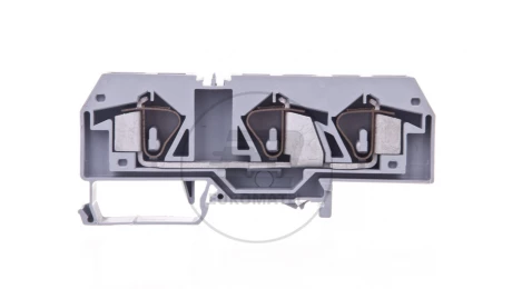 Złączka szynowa 3-przewodowa 16mm2 szara 283-671