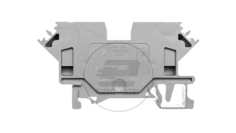 Złączka szynowa 2-przewodowa 10mm2 szara 284-601
