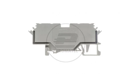 Złączka szynowa 4-przewodowa 2,5mm2 szara 280-621