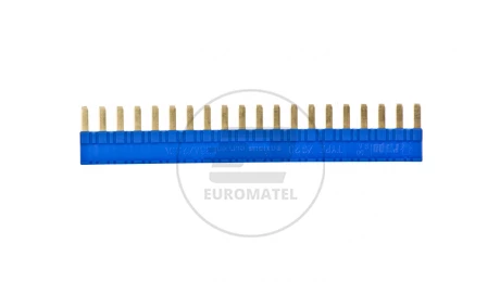 Złącze grzebieniowe 20-zębowe 36A 250V niebieskie do gniazd PI6 PIR6W PIR6WB PIR6WT PIR6WBT - ZG20-3 2608956
