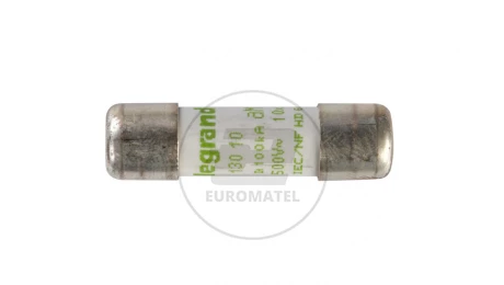 Wkładka bezpiecznikowa cylindryczna 10x38mm 10A aM 500V HPC 013010