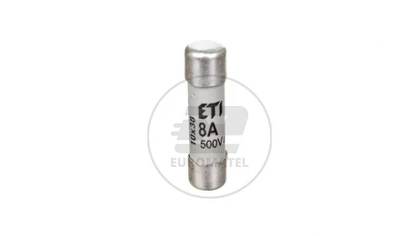 Wkładka bezpiecznikowa cylindryczna 10x38mm 8A gG 500V CH10 002620006
