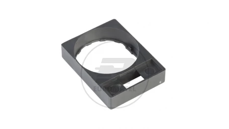 Szyld opisowy 30x40mm do etykiet 8x27mm czarny 22mm prostokątny ZBZ34 /10szt./