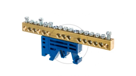 Zacisk przyłączeniowy 15x4mm2 niebieski PE Z-3103 84010003