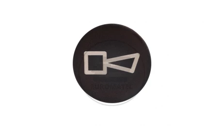 Wkładka przycisku 22mm płaska czarna z symbolem BUCZEK M22-XD-S-X17 218183